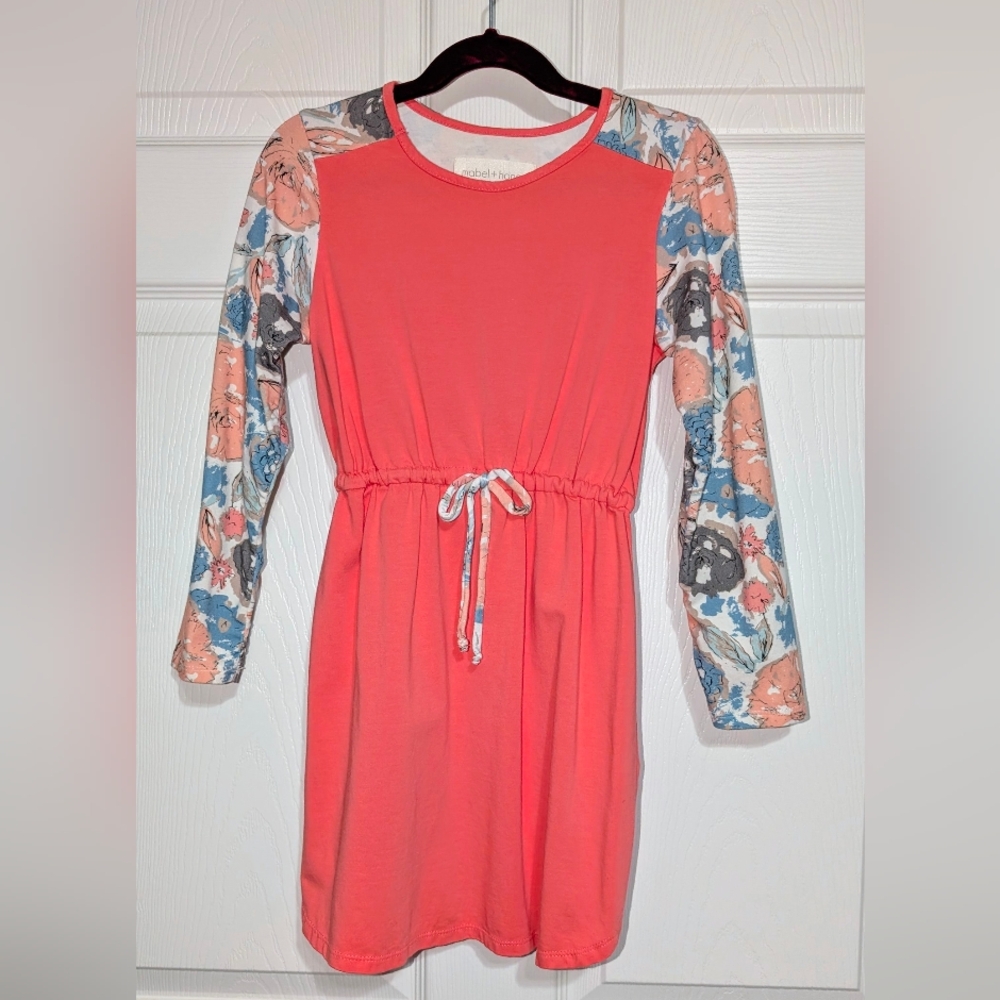 💖HP💖 Mabel + Honey Vibrant Coral Girls Dress - Sz 8